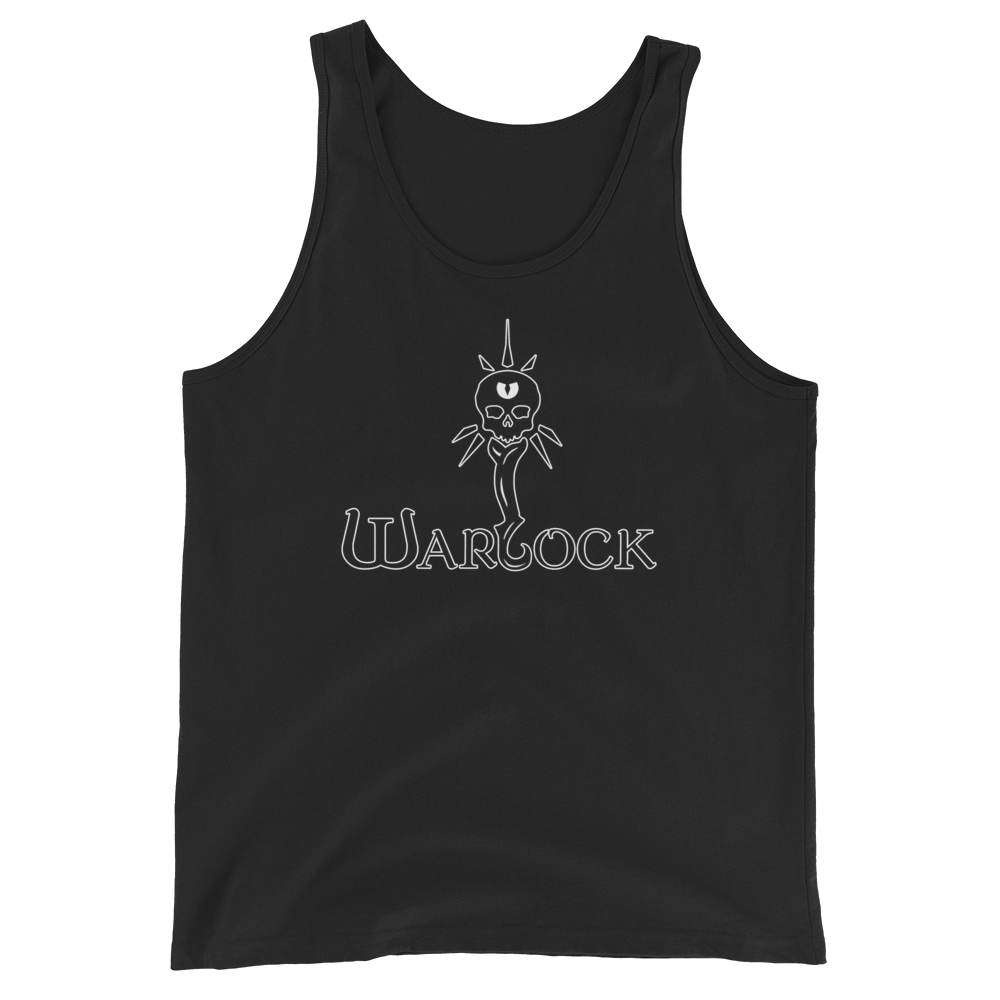 Warlock D&D Tank Top Workout Apparel Funny Merchandise