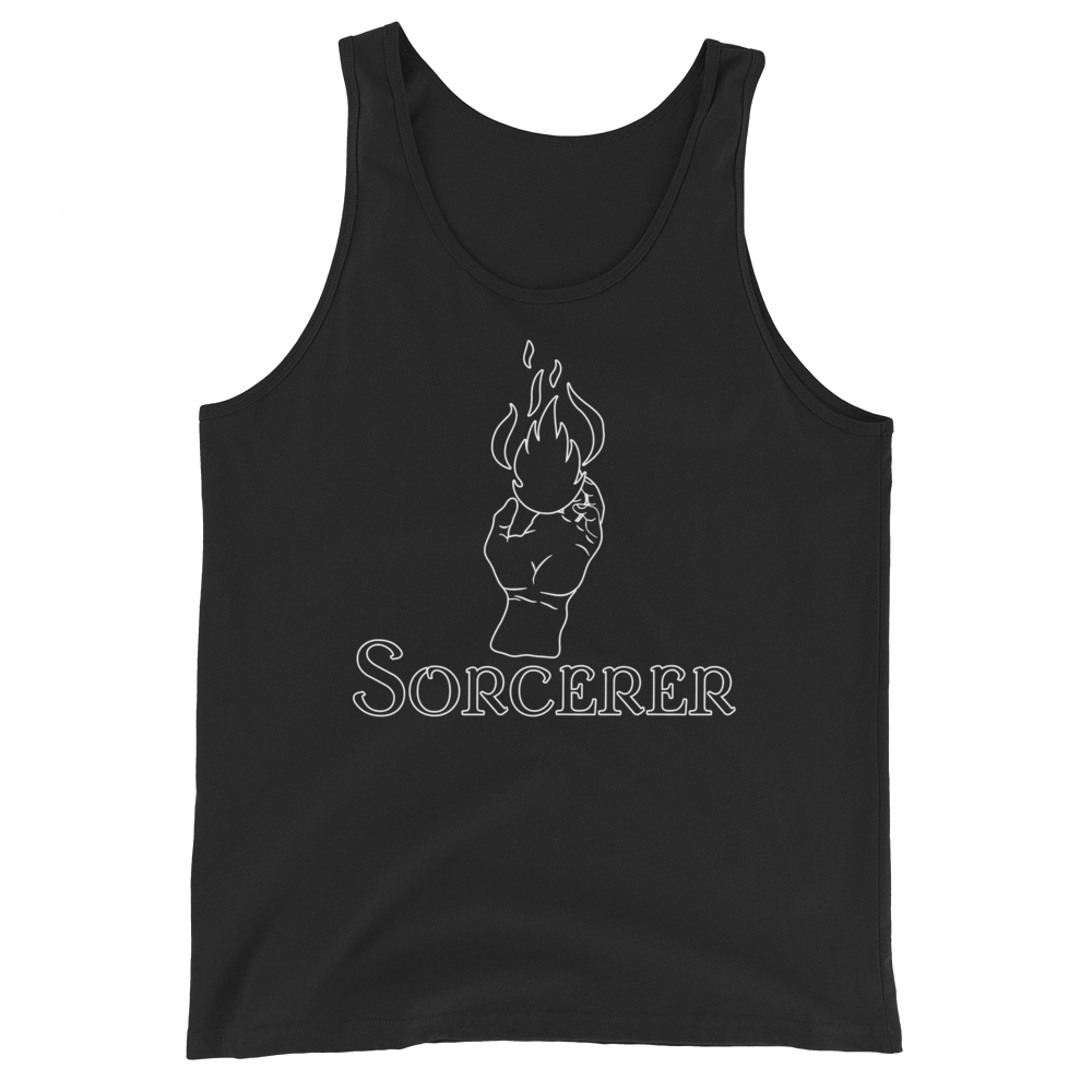 Sorcerer D&D Tank Top Workout Apparel Funny Merchandise