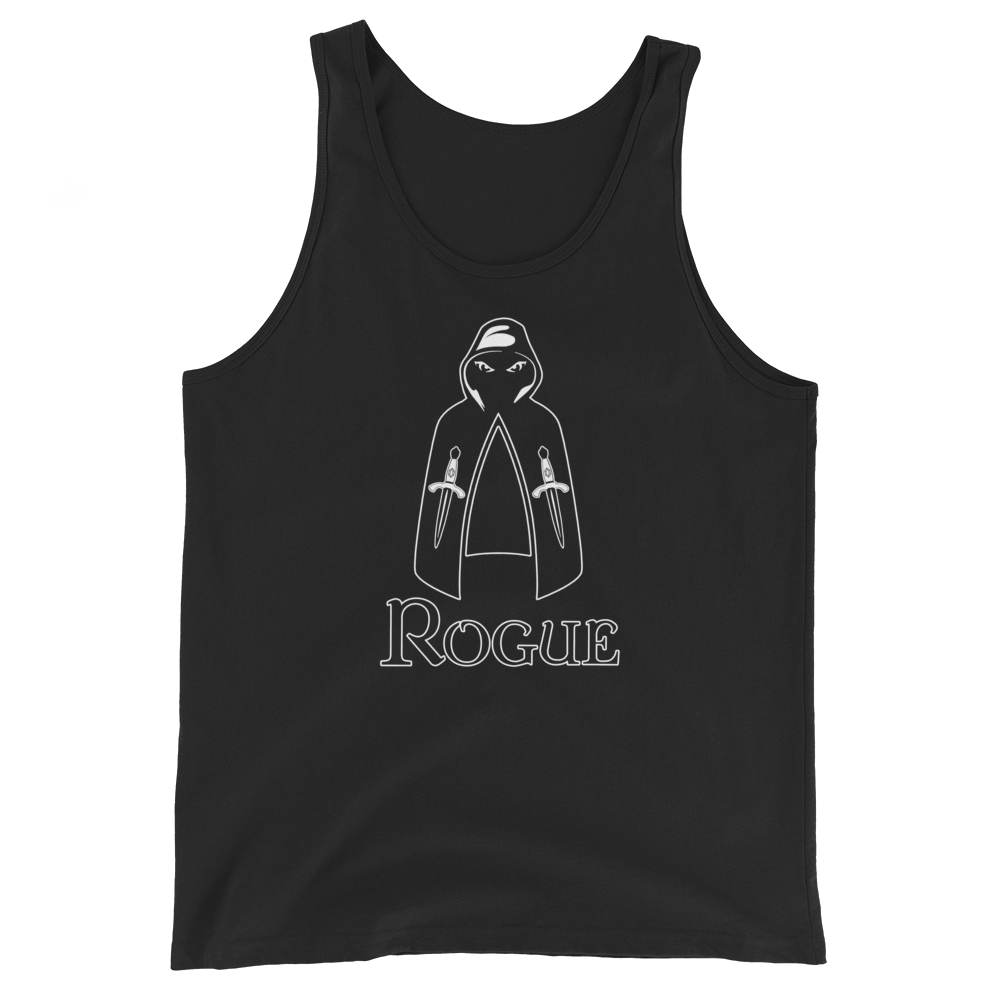 Rogue D&D Tank Top Workout Apparel Funny Merchandise