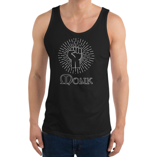 Monk D&D Tank Top Workout Apparel Funny Merchandise