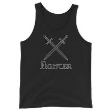 Load image into Gallery viewer, Fighter D&amp;D Tank Top Workout Apparel Funny Merchandise