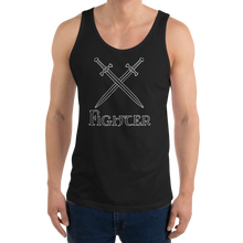 Load image into Gallery viewer, Fighter D&amp;D Tank Top Workout Apparel Funny Merchandise