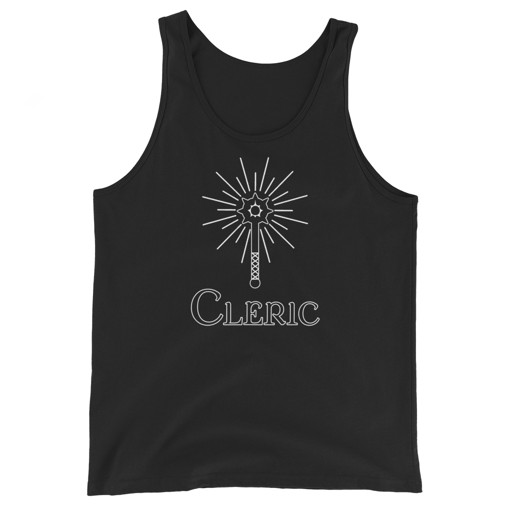 Cleric D&D Tank Top Workout Apparel Funny Merchandise