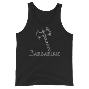 Barbarian D&D Tank Top Workout Apparel Funny Merchandise