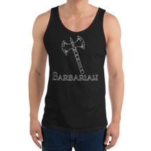 Load image into Gallery viewer, Barbarian D&amp;D Tank Top Workout Apparel Funny Merchandise