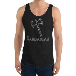 Barbarian D&D Tank Top Workout Apparel Funny Merchandise