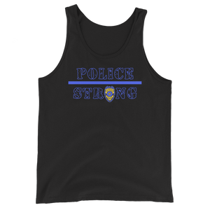 Police Strong Tank Top Workout Apparel Funny Merchandise