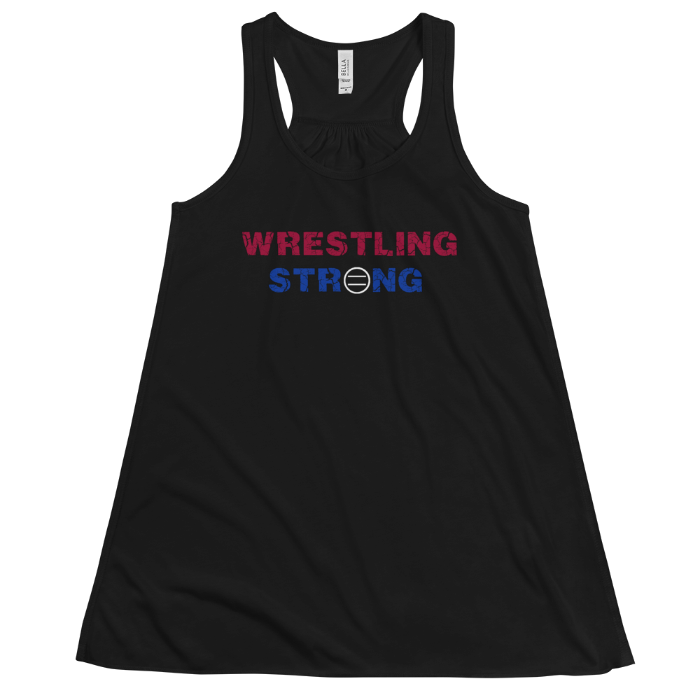 Women's Wrestling Strong Tank Workout Apparel Funny Merchandise