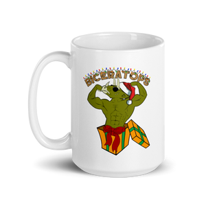 Biceratops Christmas Mug Workout Apparel Funny Merchandise