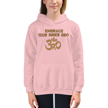 Load image into Gallery viewer, Youth Embrace Your Inner Bro Hoodie Workout Apparel Funny Merchandise