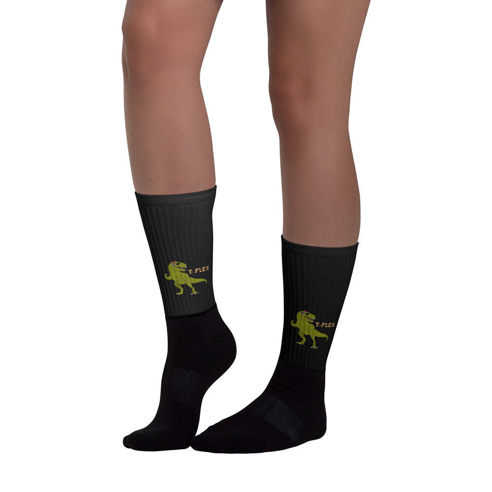 T-Flex Dress Socks Workout Apparel Funny Merchandise