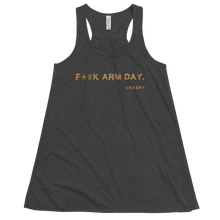 Load image into Gallery viewer, Women&#39;s F*#k Arm Day Tank Workout Apparel Funny Merchandise