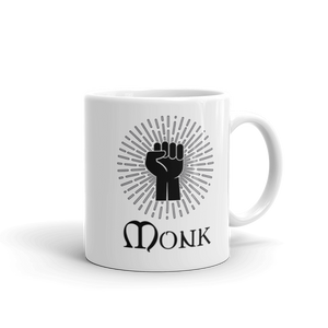 Monk D&D Mug Workout Apparel Funny Merchandise