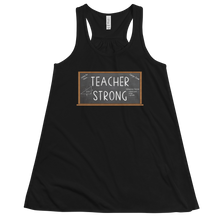 Load image into Gallery viewer, Women&#39;s Teacher Strong Tank Workout Apparel Funny Merchandise