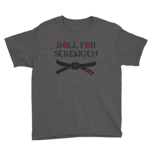 Youth Roll For Strength - Belt T-Shirt Workout Apparel Funny Merchandise