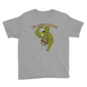 Youth Triceratops T-Shirt Workout Apparel Funny Merchandise