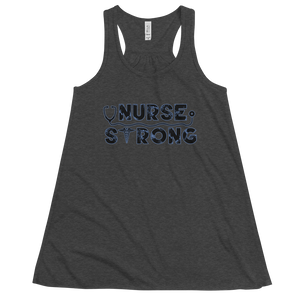 Women's Nurse Strong Tank Workout Apparel Funny Merchandise