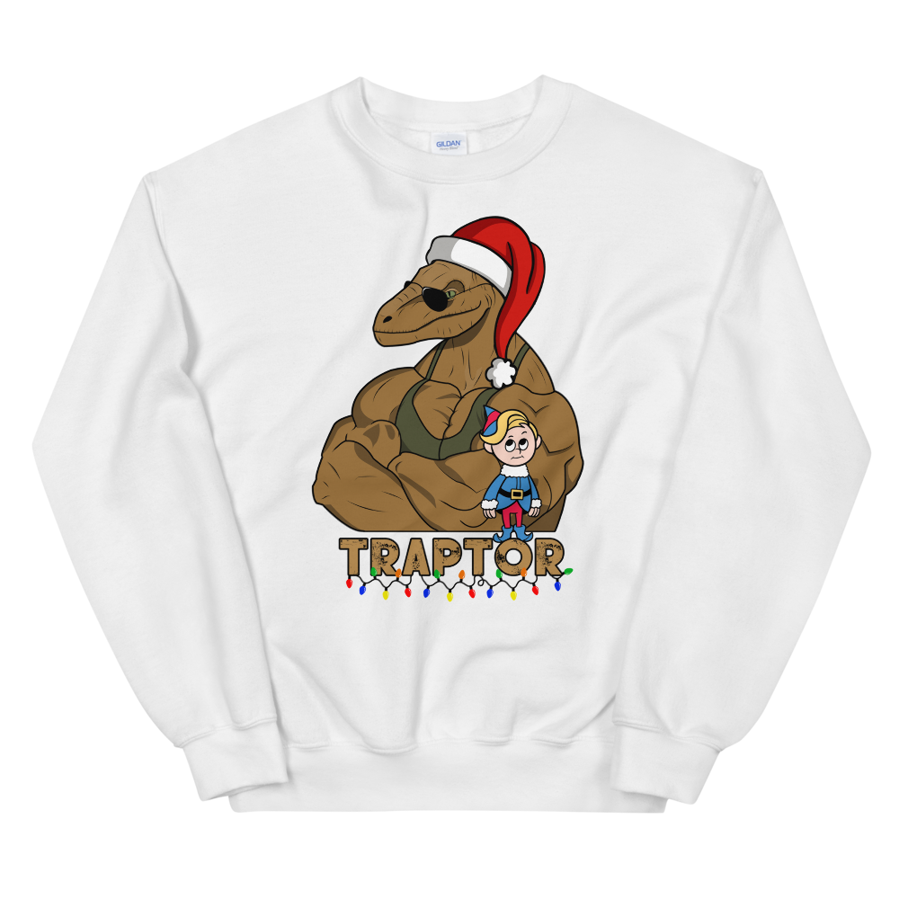 Traptor Special Ugly Christmas Sweater Workout Apparel Funny Merchandise