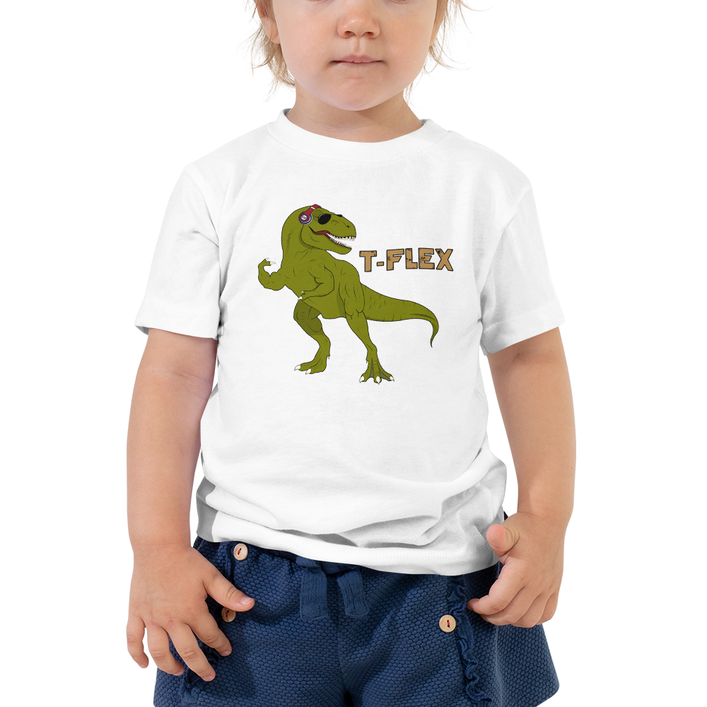 Toddler T-Flex T-Shirt Workout Apparel Funny Merchandise