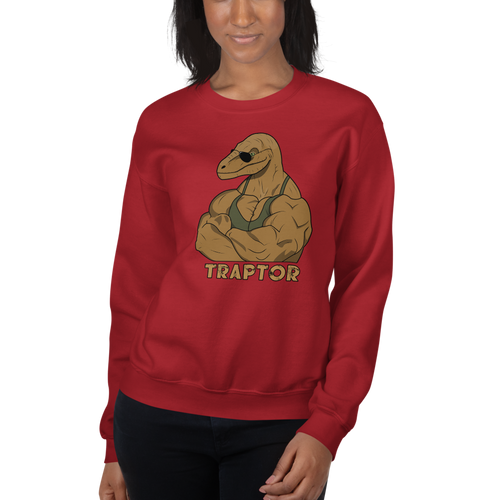 Traptor Unisex Sweatshirt Workout Apparel Funny Merchandise