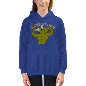 Youth Biceratops Hoodie Workout Apparel Funny Merchandise