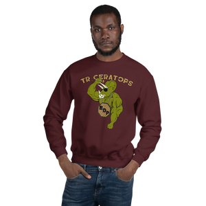 Triceratops Unisex Sweatshirt Workout Apparel Funny Merchandise