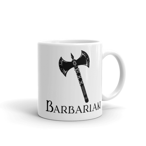 Barbarian D&D Mug Workout Apparel Funny Merchandise