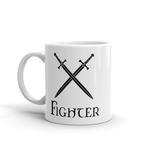 Fighter D&D Mug Workout Apparel Funny Merchandise