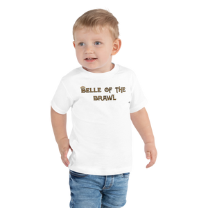 Toddler Belle of the Brawl Saying T-Shirt Workout Apparel Funny Merchandise