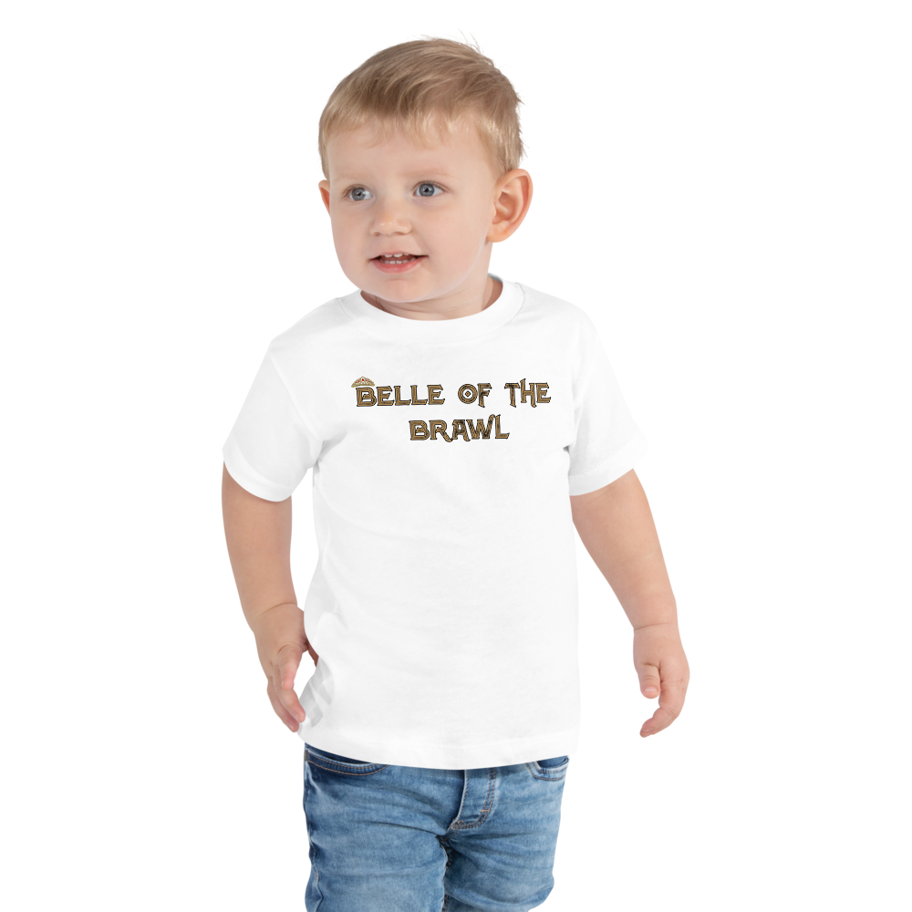 Toddler Belle of the Brawl Saying T-Shirt Workout Apparel Funny Merchandise