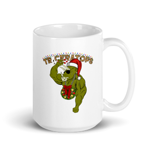 Triceratops Christmas Mug Workout Apparel Funny Merchandise