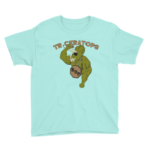 Youth Triceratops T-Shirt Workout Apparel Funny Merchandise