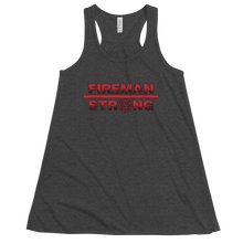 Load image into Gallery viewer, Women&#39;s Fireman Strong Tank Workout Apparel Funny Merchandise