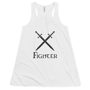 Women's Fighter D&D Tank Workout Apparel Funny Merchandise