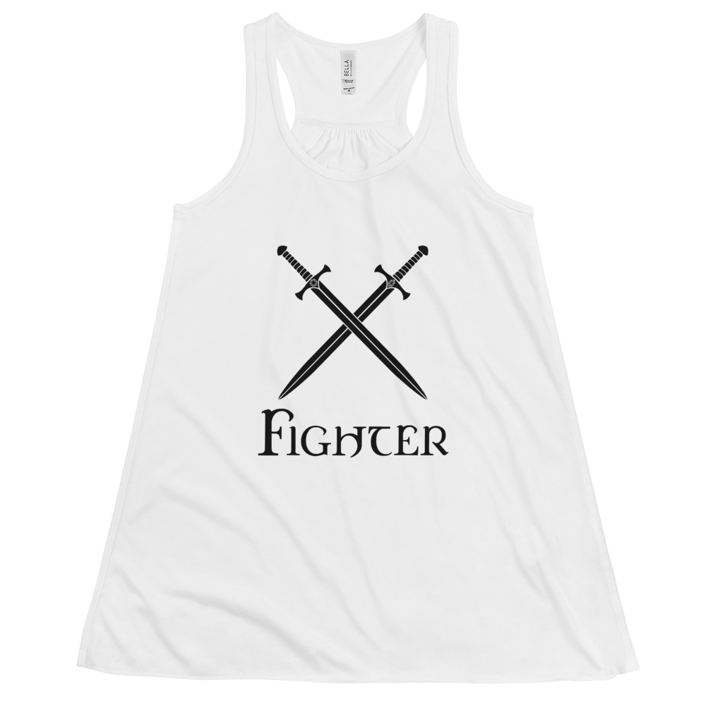 Women's Fighter D&D Tank Workout Apparel Funny Merchandise