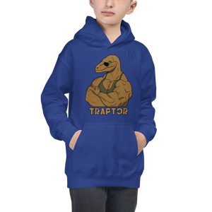 Youth Traptor Hoodie Workout Apparel Funny Merchandise