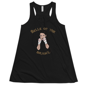 Women's Belle of the Brawl Tank Workout Apparel Funny Merchandise