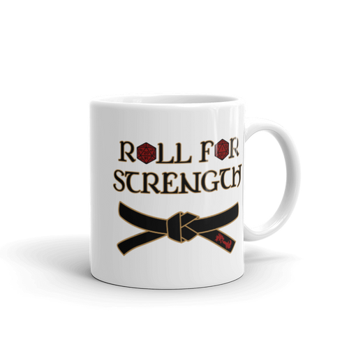 Roll For Strength - Belt Mug Workout Apparel Funny Merchandise