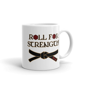 Roll For Strength - Belt Mug Workout Apparel Funny Merchandise