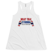 Load image into Gallery viewer, Women&#39;s Muay Thai Strong Tank Workout Apparel Funny Merchandise