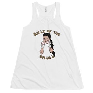 Women's Belle of the Brawl Tank Workout Apparel Funny Merchandise