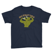 Load image into Gallery viewer, Youth Biceratops T-Shirt Workout Apparel Funny Merchandise