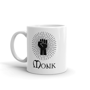 Monk D&D Mug Workout Apparel Funny Merchandise