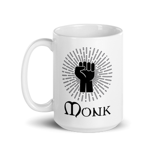 Monk D&D Mug Workout Apparel Funny Merchandise