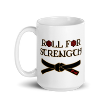 Load image into Gallery viewer, Roll For Strength - Belt Mug Workout Apparel Funny Merchandise