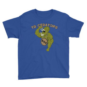 Youth Triceratops T-Shirt Workout Apparel Funny Merchandise