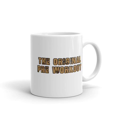 Original Pre-Workout Mug Workout Apparel Funny Merchandise