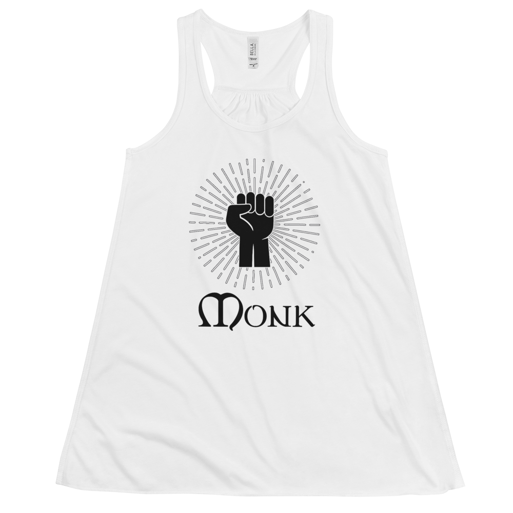 Women's Monk D&D Tank Workout Apparel Funny Merchandise