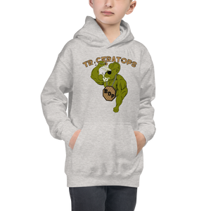 Youth Triceratops Hoodie Workout Apparel Funny Merchandise