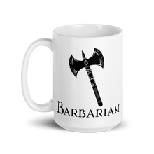 Load image into Gallery viewer, Barbarian D&amp;D Mug Workout Apparel Funny Merchandise